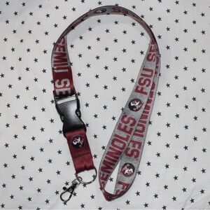 FSU Seminoles Lanyard with Clip